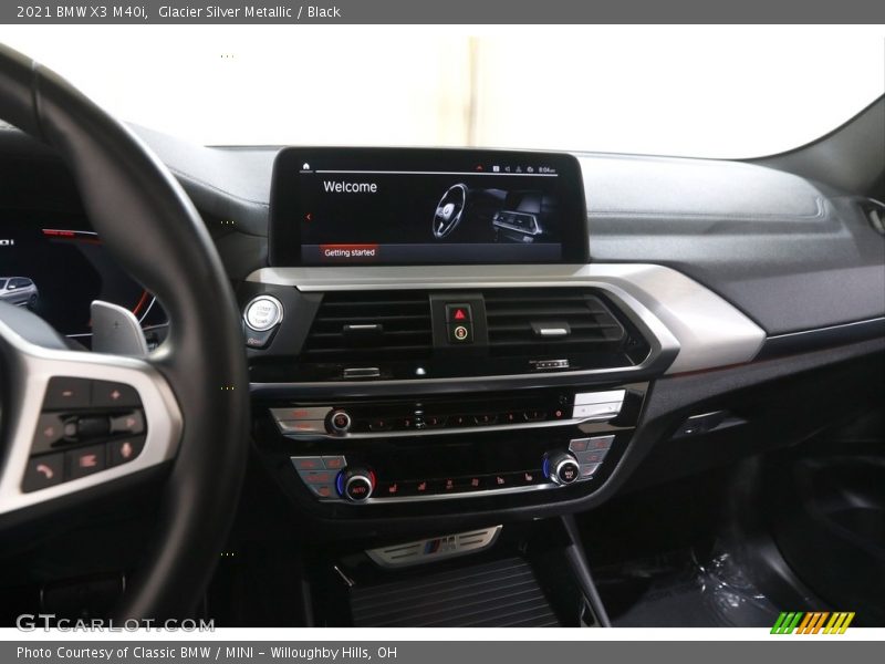 Glacier Silver Metallic / Black 2021 BMW X3 M40i