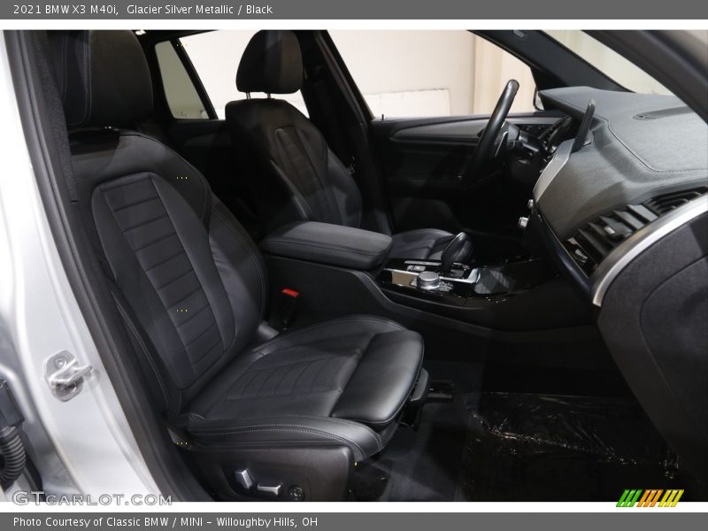Glacier Silver Metallic / Black 2021 BMW X3 M40i