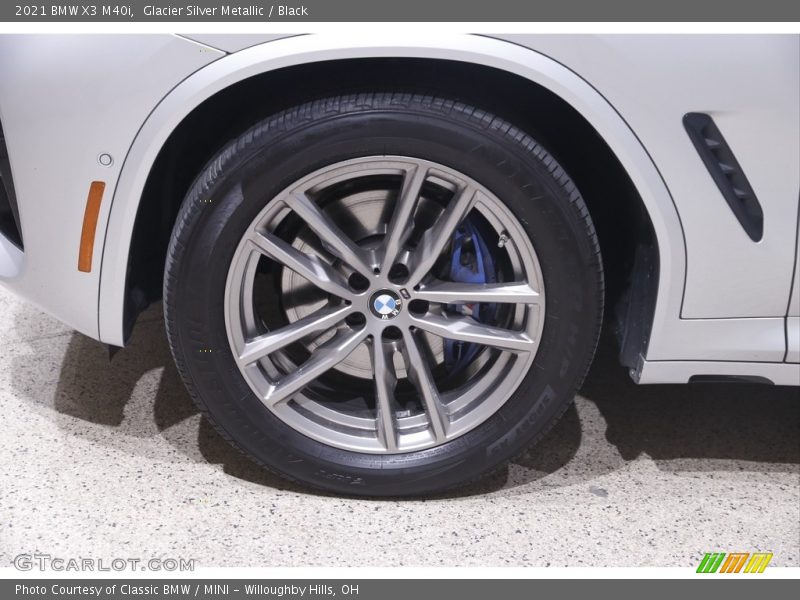 Glacier Silver Metallic / Black 2021 BMW X3 M40i