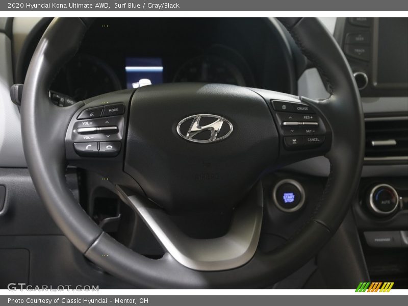  2020 Kona Ultimate AWD Steering Wheel