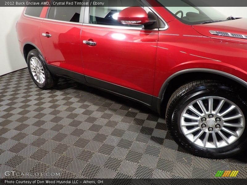 Crystal Red Tintcoat / Ebony 2012 Buick Enclave AWD