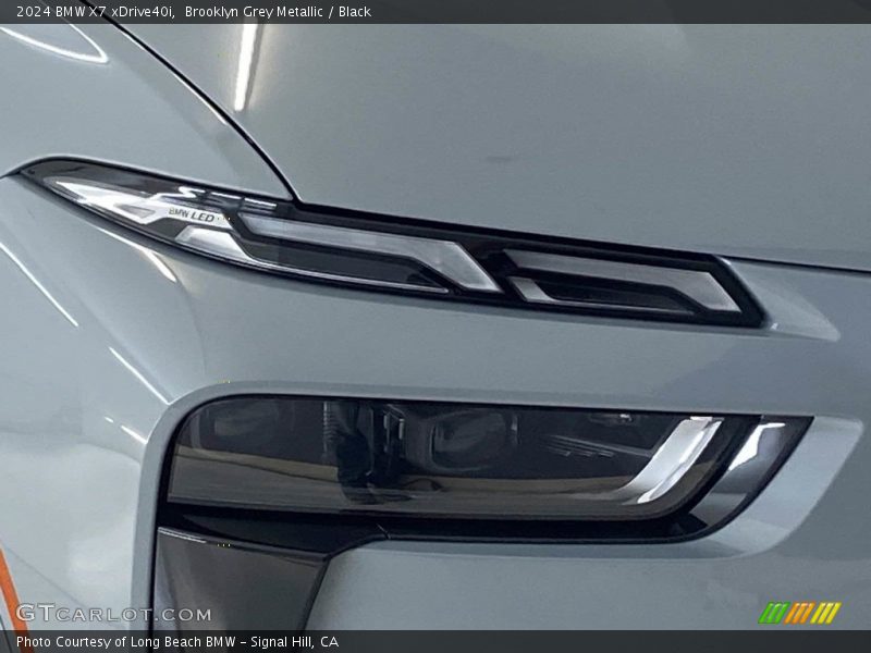 Brooklyn Grey Metallic / Black 2024 BMW X7 xDrive40i