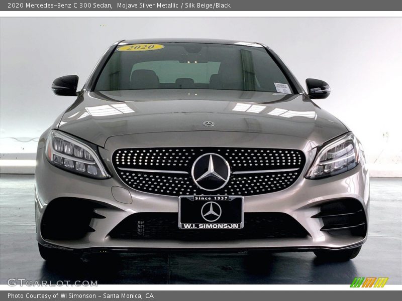 Mojave Silver Metallic / Silk Beige/Black 2020 Mercedes-Benz C 300 Sedan