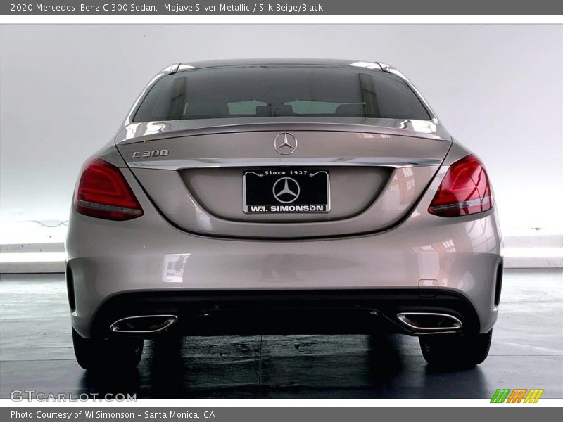 Mojave Silver Metallic / Silk Beige/Black 2020 Mercedes-Benz C 300 Sedan