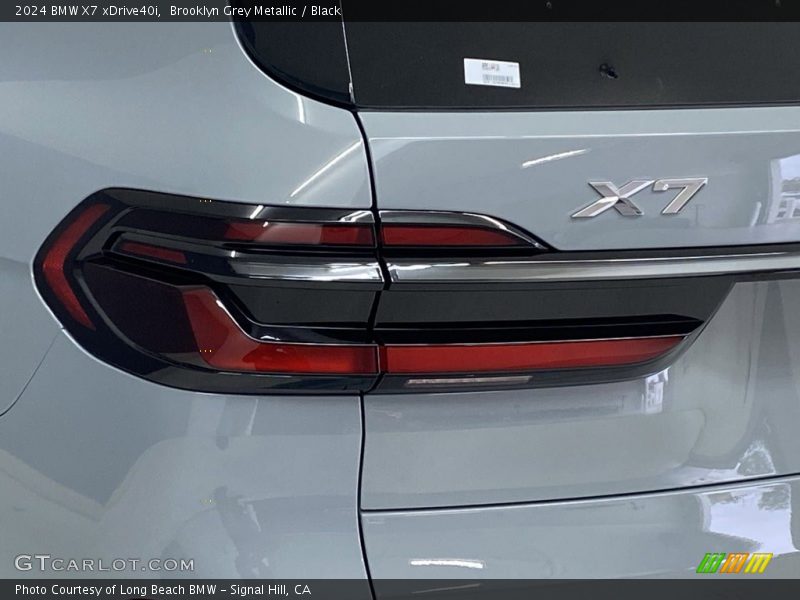 Brooklyn Grey Metallic / Black 2024 BMW X7 xDrive40i