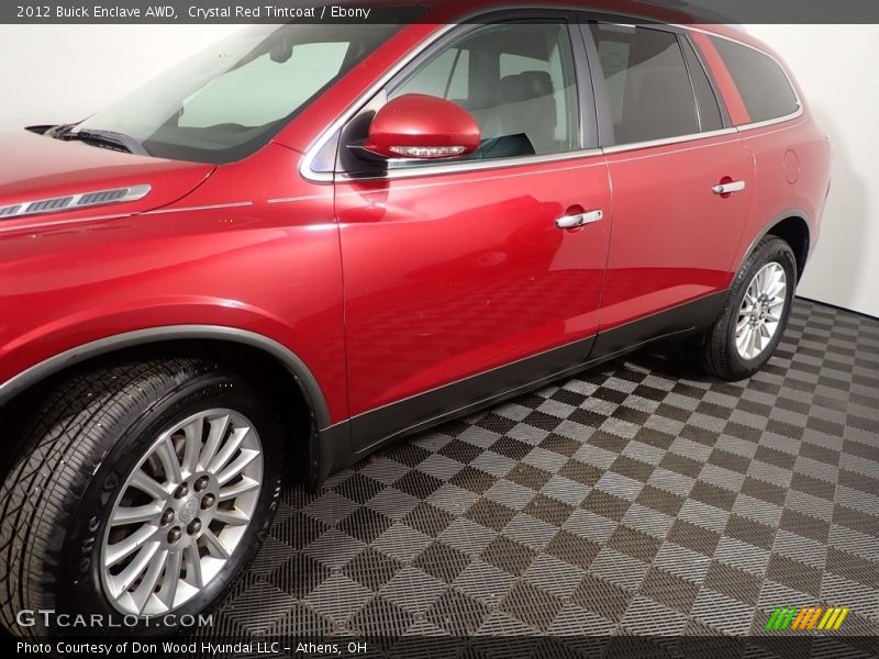 Crystal Red Tintcoat / Ebony 2012 Buick Enclave AWD