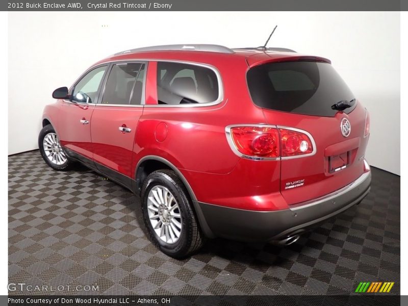 Crystal Red Tintcoat / Ebony 2012 Buick Enclave AWD