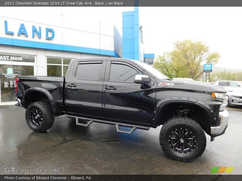 Black / Jet Black 2021 Chevrolet Silverado 1500 LT Crew Cab 4x4