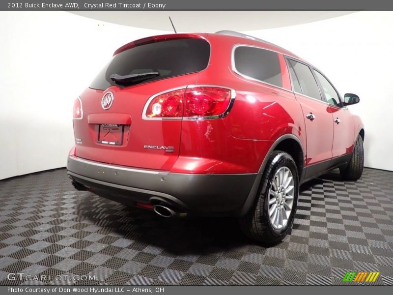 Crystal Red Tintcoat / Ebony 2012 Buick Enclave AWD