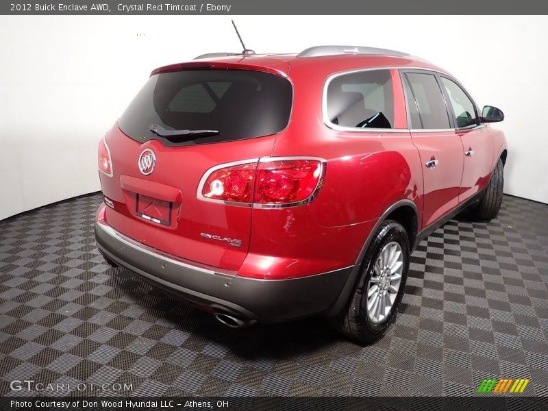 Crystal Red Tintcoat / Ebony 2012 Buick Enclave AWD