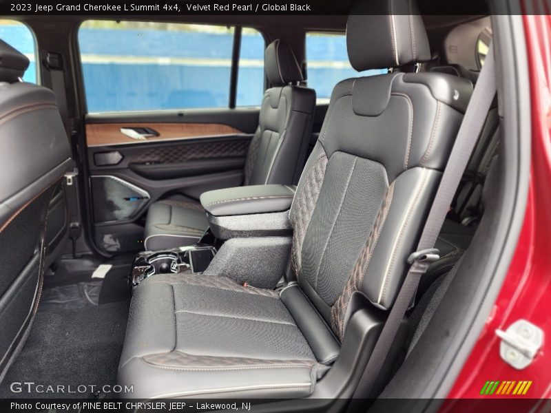 Rear Seat of 2023 Grand Cherokee L Summit 4x4