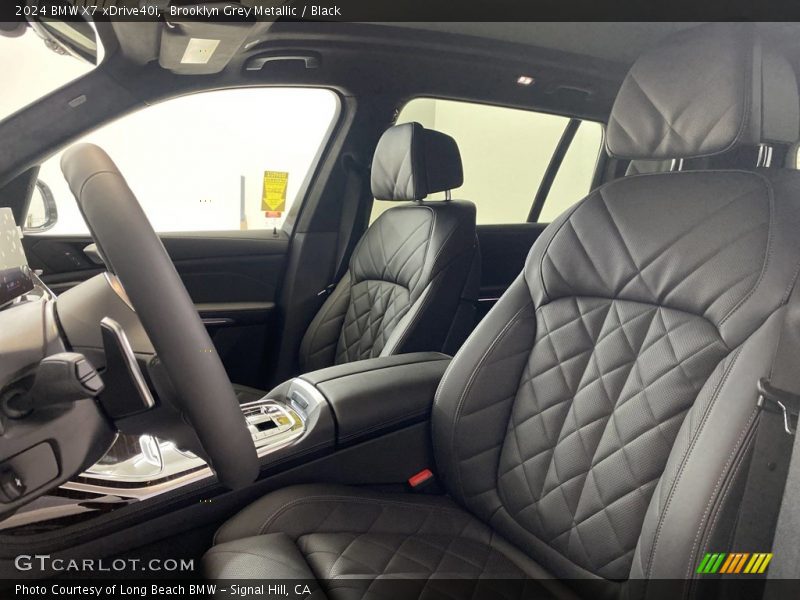 Brooklyn Grey Metallic / Black 2024 BMW X7 xDrive40i