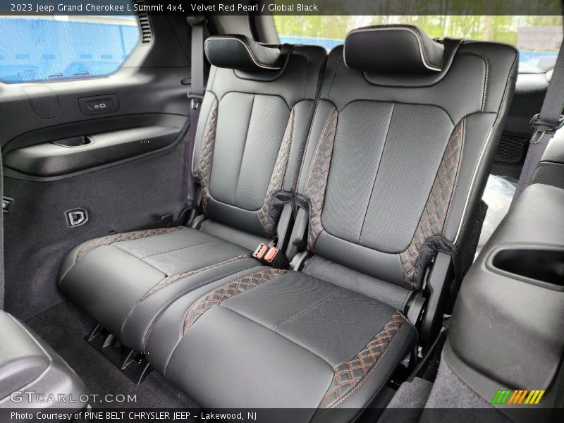 Rear Seat of 2023 Grand Cherokee L Summit 4x4