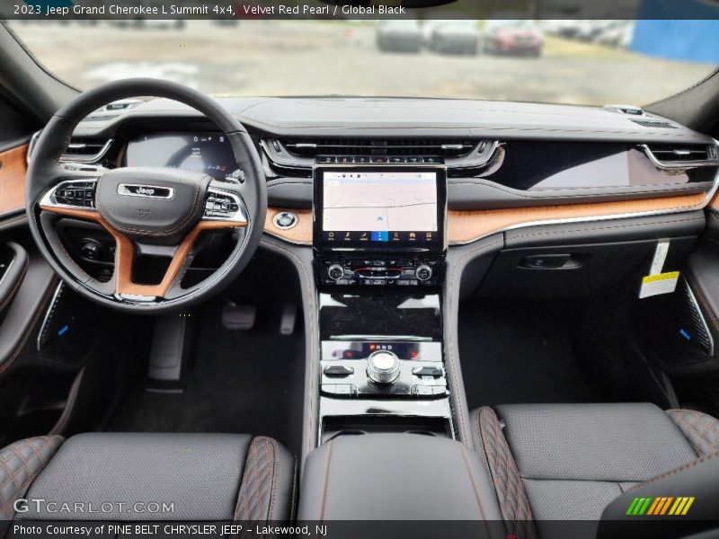 Dashboard of 2023 Grand Cherokee L Summit 4x4