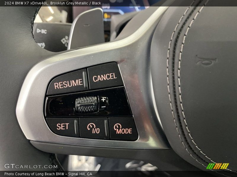 Brooklyn Grey Metallic / Black 2024 BMW X7 xDrive40i