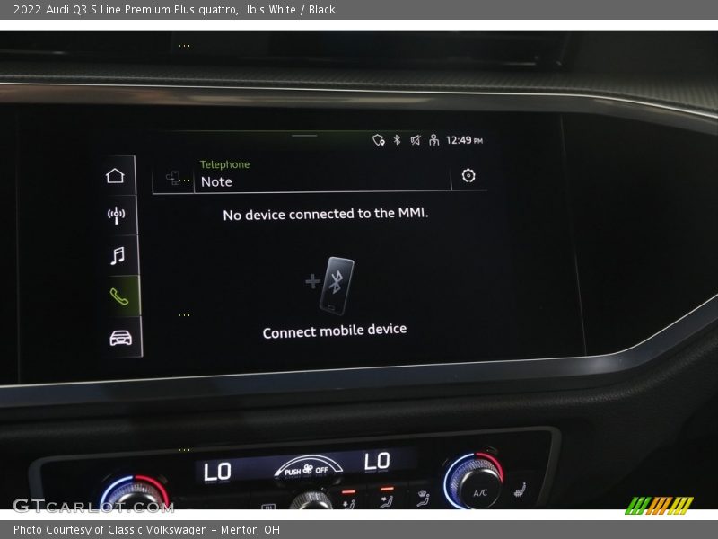 Controls of 2022 Q3 S Line Premium Plus quattro