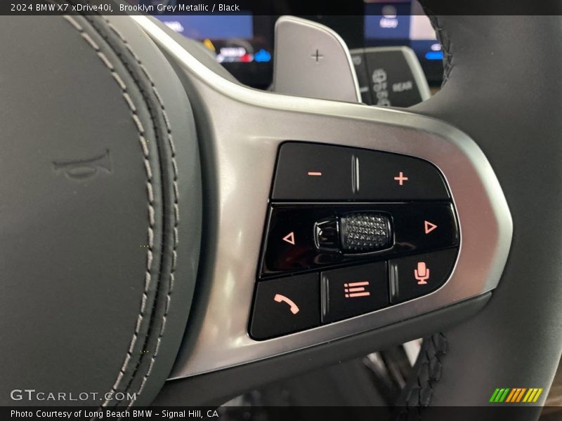 Brooklyn Grey Metallic / Black 2024 BMW X7 xDrive40i