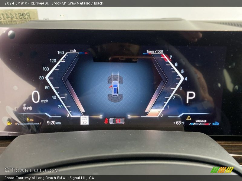 Brooklyn Grey Metallic / Black 2024 BMW X7 xDrive40i