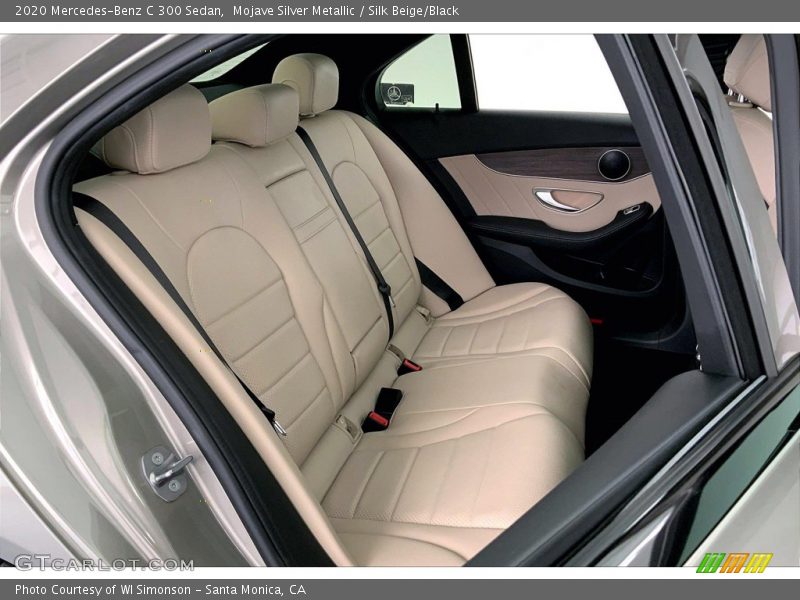 Mojave Silver Metallic / Silk Beige/Black 2020 Mercedes-Benz C 300 Sedan
