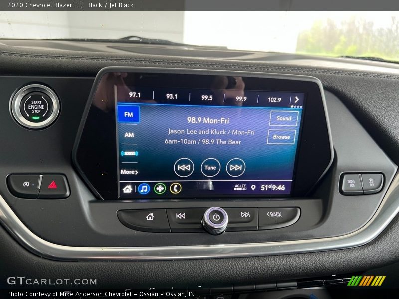 Black / Jet Black 2020 Chevrolet Blazer LT