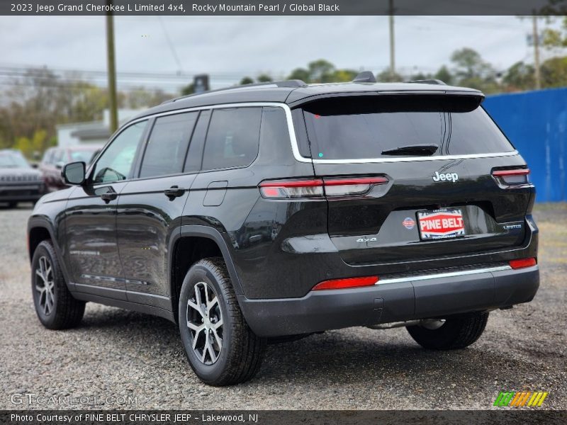 Rocky Mountain Pearl / Global Black 2023 Jeep Grand Cherokee L Limited 4x4