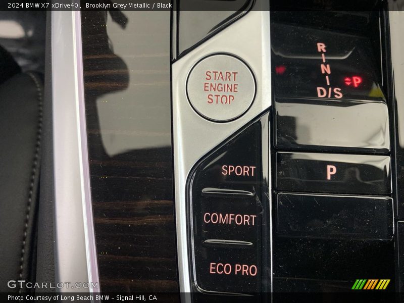 Brooklyn Grey Metallic / Black 2024 BMW X7 xDrive40i