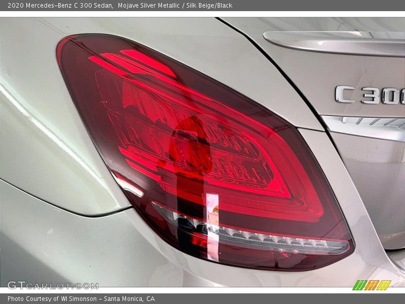 Mojave Silver Metallic / Silk Beige/Black 2020 Mercedes-Benz C 300 Sedan