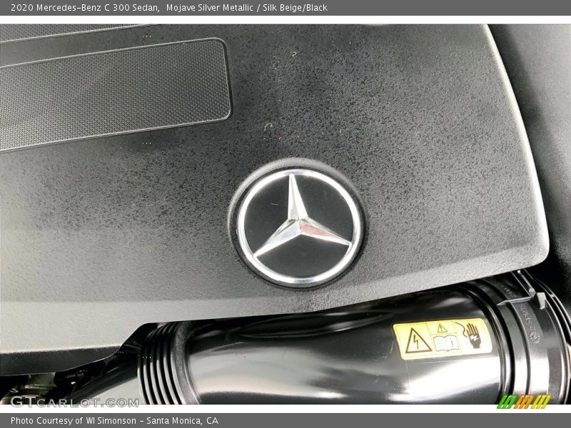 Mojave Silver Metallic / Silk Beige/Black 2020 Mercedes-Benz C 300 Sedan