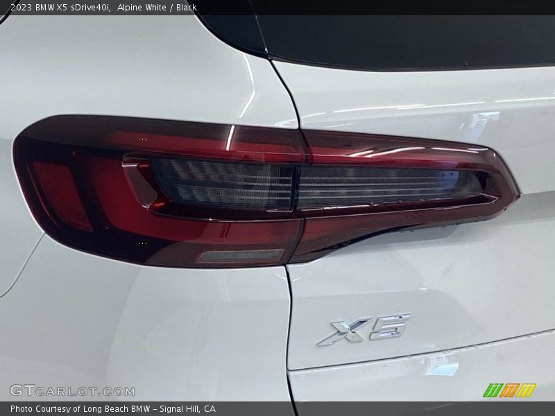 Alpine White / Black 2023 BMW X5 sDrive40i