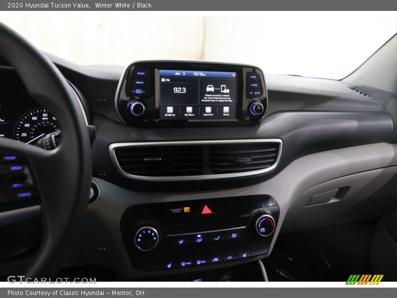 Winter White / Black 2020 Hyundai Tucson Value