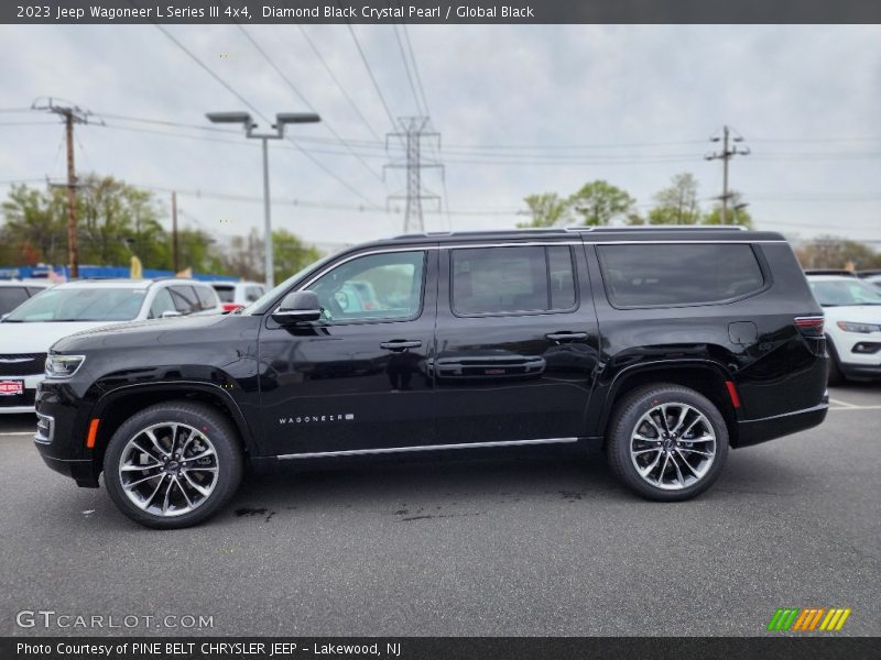 Diamond Black Crystal Pearl / Global Black 2023 Jeep Wagoneer L Series III 4x4