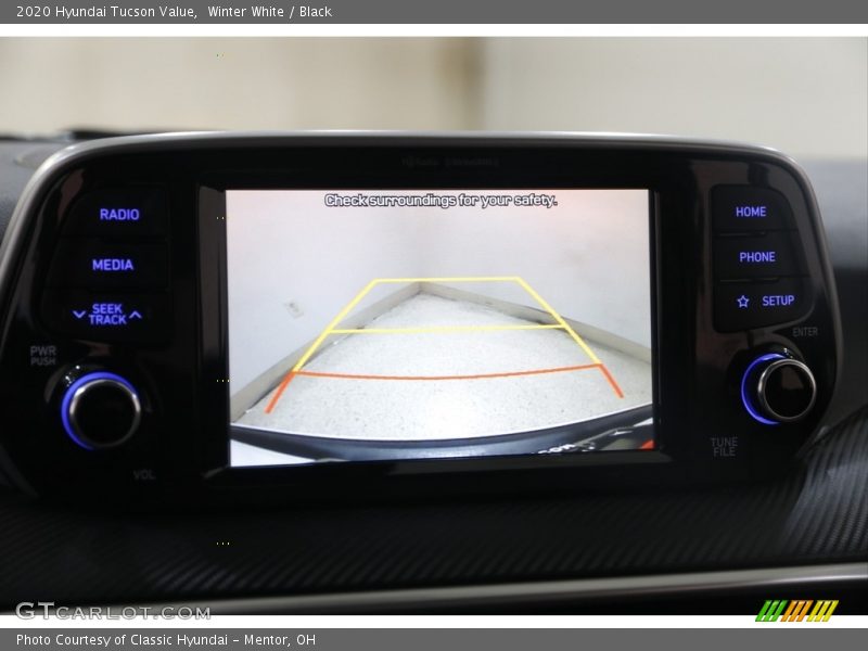 Winter White / Black 2020 Hyundai Tucson Value