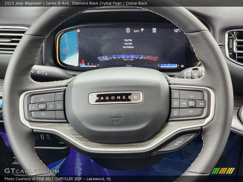 Diamond Black Crystal Pearl / Global Black 2023 Jeep Wagoneer L Series III 4x4