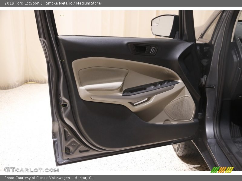 Smoke Metallic / Medium Stone 2019 Ford EcoSport S