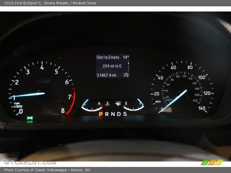 Smoke Metallic / Medium Stone 2019 Ford EcoSport S