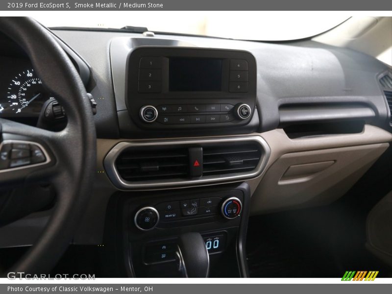 Smoke Metallic / Medium Stone 2019 Ford EcoSport S