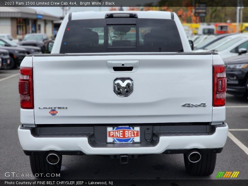 Bright White / Black 2023 Ram 1500 Limited Crew Cab 4x4