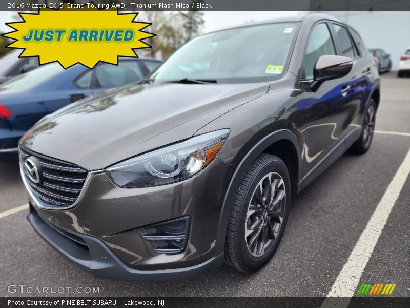 Titanium Flash Mica / Black 2016 Mazda CX-5 Grand Touring AWD
