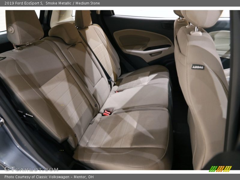 Smoke Metallic / Medium Stone 2019 Ford EcoSport S