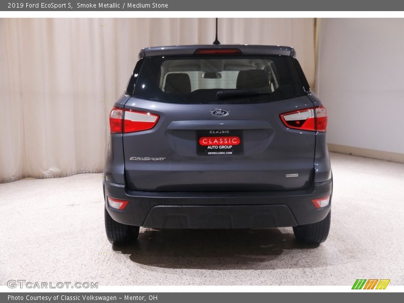 Smoke Metallic / Medium Stone 2019 Ford EcoSport S