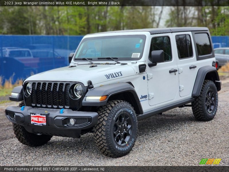 Bright White / Black 2023 Jeep Wrangler Unlimited Willys 4XE Hybrid