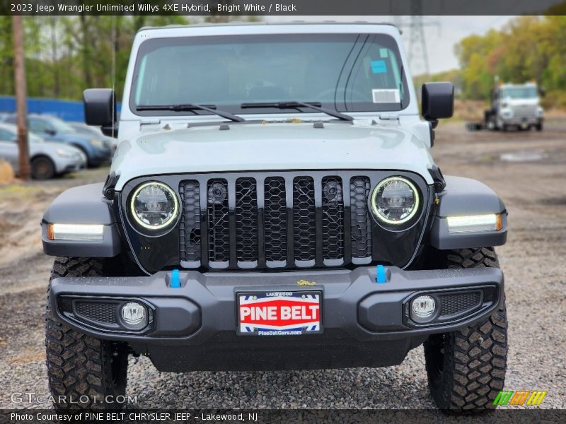 Bright White / Black 2023 Jeep Wrangler Unlimited Willys 4XE Hybrid