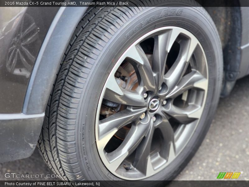 Titanium Flash Mica / Black 2016 Mazda CX-5 Grand Touring AWD