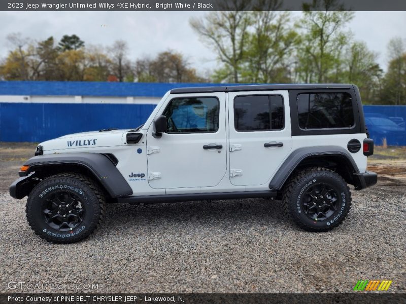 Bright White / Black 2023 Jeep Wrangler Unlimited Willys 4XE Hybrid