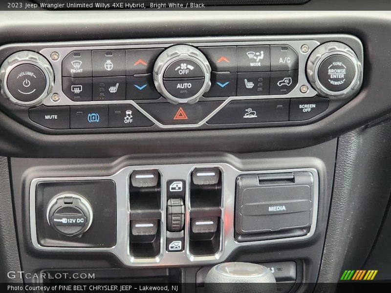 Bright White / Black 2023 Jeep Wrangler Unlimited Willys 4XE Hybrid