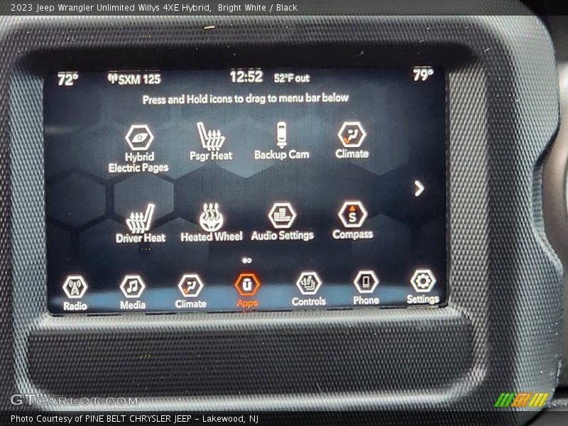 Bright White / Black 2023 Jeep Wrangler Unlimited Willys 4XE Hybrid