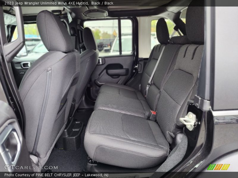 Black / Black 2023 Jeep Wrangler Unlimited Willys 4XE Hybrid