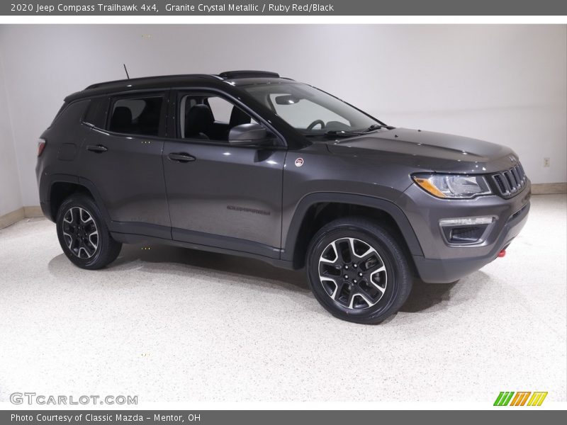Granite Crystal Metallic / Ruby Red/Black 2020 Jeep Compass Trailhawk 4x4