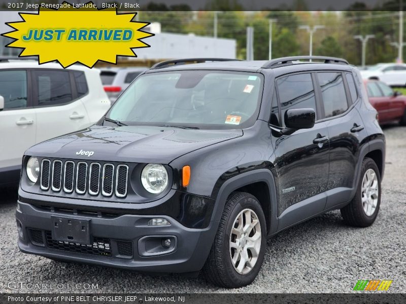 Black / Black 2017 Jeep Renegade Latitude