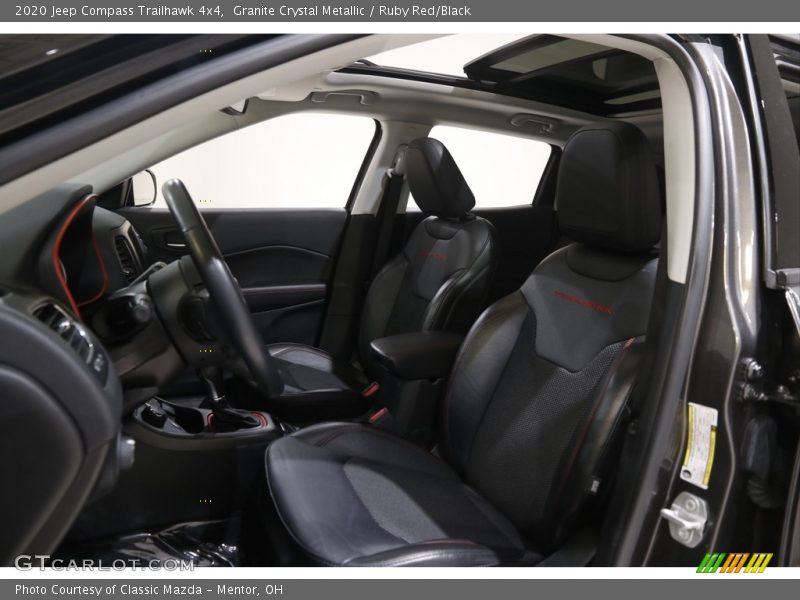 Granite Crystal Metallic / Ruby Red/Black 2020 Jeep Compass Trailhawk 4x4